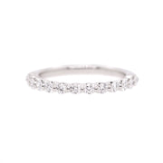 14K White Gold 0.50ct Single Prong Round Diamond Band. Bichsel Jewelry in Sedalia, MO. Shop wedding rings and stackable bands online or in-store today!
