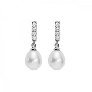 Diamond-Accented Sterling Silver Pearl Drop Dangle Earrings. Bichsel Jewelry in Sedalia, MO. Shop pearl styles online or in-store today!