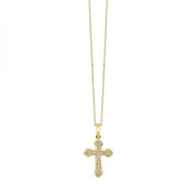 14K Yellow Gold 0.10ct Diamond Cross Necklace. Bichsel Jewelry in Sedalia, MO. Shop cross styles online or in-store today!