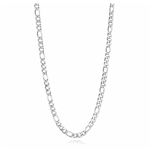 4.5mm Premium 316L Grade Stainless Steel Figaro Link Chain, 22". Men's Jewelry in Sedalia, MO. Shop chain styles online or in-store today!
