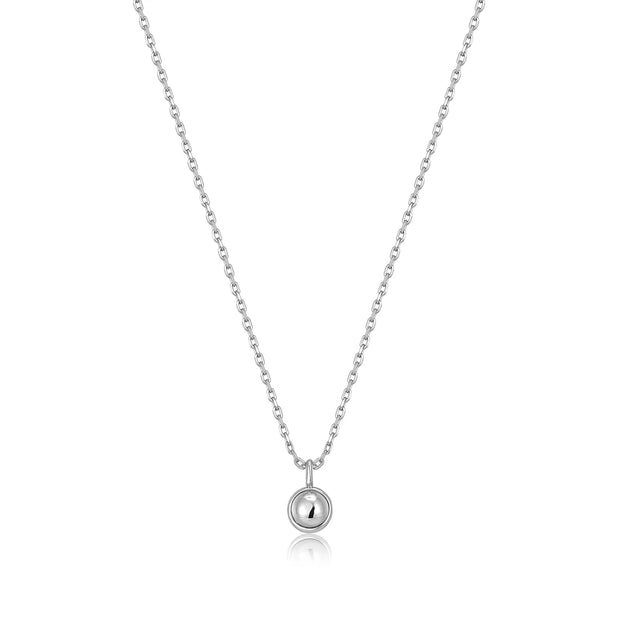 Ania Haie Silver Orb Drop Necklace