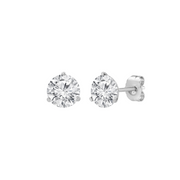 14K White Gold 3-Prong F VS Lab Grown 1/2ct Round Diamond Stud Earrings. Bichsel Jewelry in Sedalia, MO. SPECIAL 50% OFF PRICE! Shop online or in-store today.