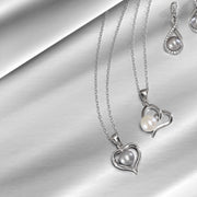 Sterling Silver Heart Shape Pendant with Black Pearl. Bichsel Jewelry in Sedalia, MO. Shop pearl styles online or in-store today!