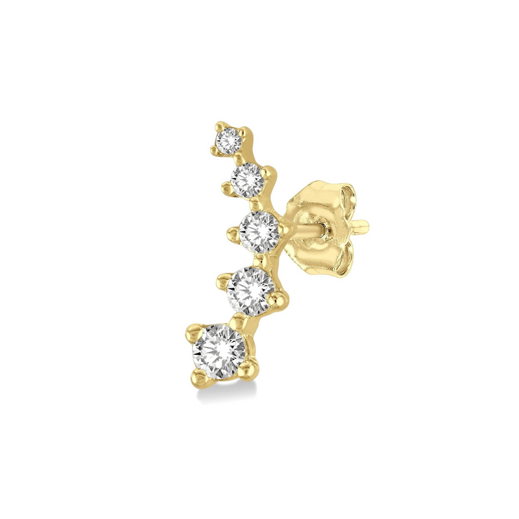 10K Yellow Gold Petite Graduated Round 0.10ct Diamond Stud Earrings. Bichsel Jewelry in Sedalia, MO. Shop styles online or in-store today!