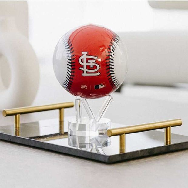 Officially Licensed MLB® St. Louis Cardinals™ Baseball 4.5" MOVA Globe with Acrylic Base. Powered by Ambient Light & Magnets. No cords or batteries needed. Shop online or in-store today!