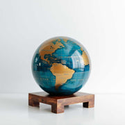 Square Dark Wood Base for MOVA Globe. A modern, earthy wooden base to display any size MOVA Globe. Shop our entire MOVA globe collection online or in-store today!