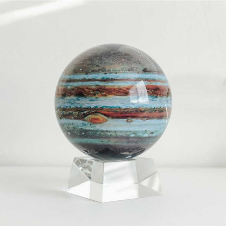 4.5" or 6" Jupiter MOVA Globe with Acrylic Base. NASA Imagery. Powered by Solar Ambient Light & Magnets. No cords or batteries needed. Shop online or in-store today!