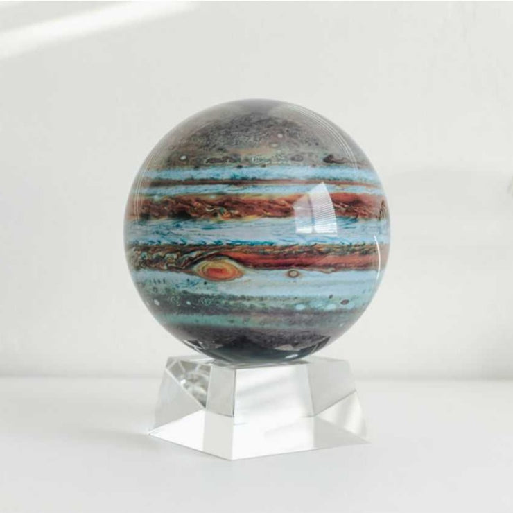 6" Jupiter MOVA Globe with Acrylic Base. NASA Imagery. Powered by Solar Ambient Light & Magnets. No cords or batteries needed. Shop online or in-store today! Bichsel Jewelry | Sedalia, MO