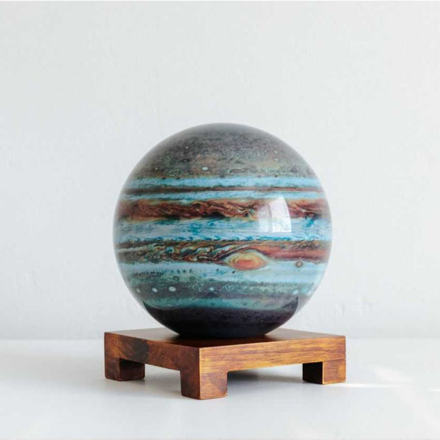 4.5" or 6" Jupiter MOVA Globe with Acrylic Base. NASA Imagery. Powered by Solar Ambient Light & Magnets. No cords or batteries needed. Shop online or in-store today!