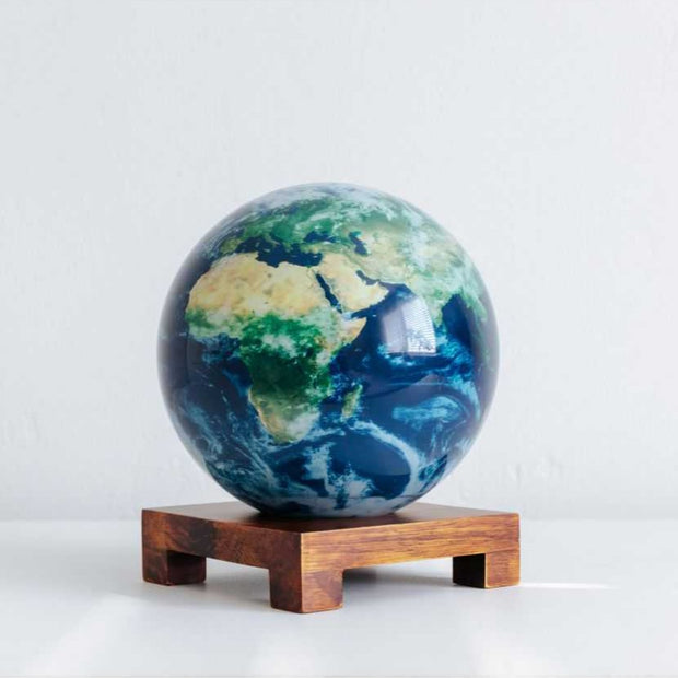 Square Dark Wood Base for MOVA Globe. A modern, earthy wooden base to display any size MOVA Globe. Shop our entire MOVA globe collection online or in-store today!
