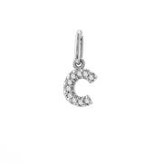 14K Petite Micro Pavé Diamond Charm