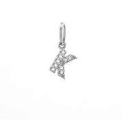 14K Petite Micro Pavé Diamond Charm