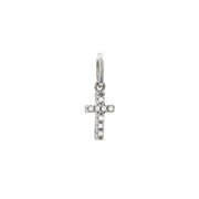 14K Petite Micro Pavé Diamond Charm