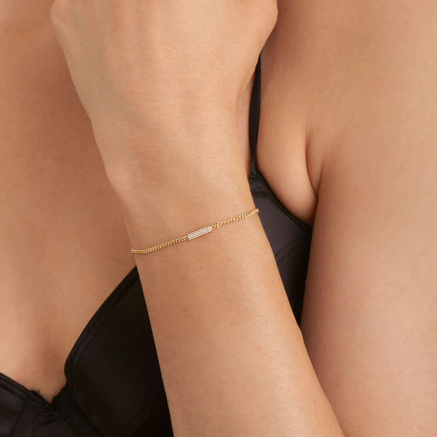 Ania Haie Gold Glam Bar Bracelet. 14K Yellow Gold Plated on 925 Sterling Silver. Bichsel Jewelry in Sedalia, MO. Shop styles online or in-store today!