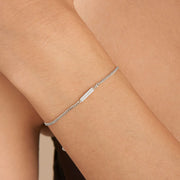 Ania Haie Silver Glam Bar Bracelet. Rhodium Plated 925 Sterling Silver. Bichsel Jewelry in Sedalia, MO. Shop styles online or in-store today!