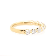 14K Yellow Gold Single Prong 1.00ct Round Diamond Stackable Ring. Bichsel Jewelry in Sedalia, MO. Shop wedding rings and stackable bands online or in-store today!