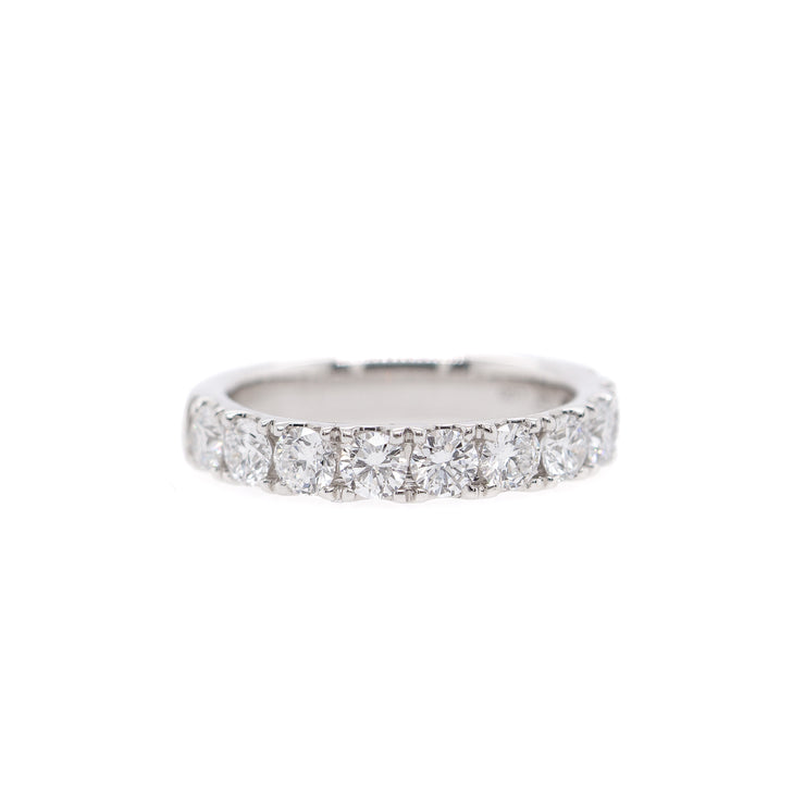 14K White Gold Lab Grown Diamond Band