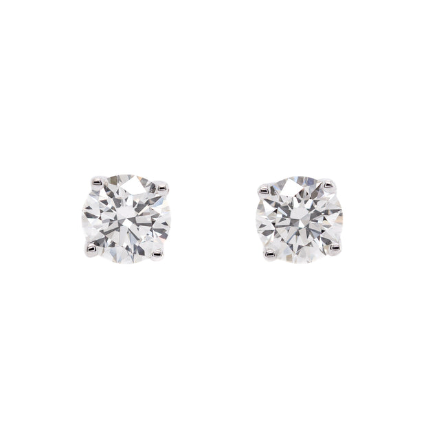 14K White Gold Lab Grown 0.50ct Round Diamond Stud Earrings. Bichsel Jewelry in Sedalia, MO. Shop styles online or in-store today!