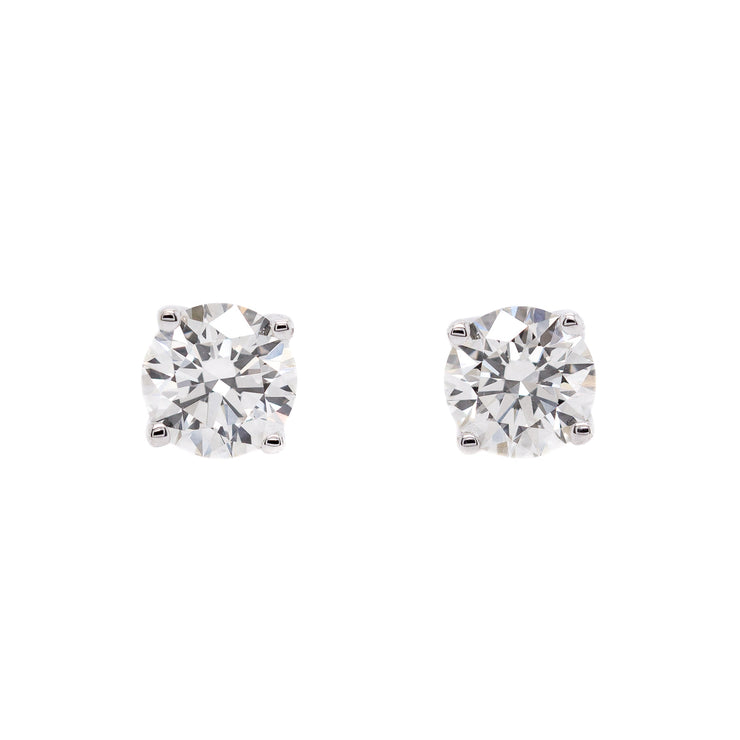 14K White Gold Lab Grown Diamond Stud Earrings14K White Gold Lab Grown Diamond Stud Earrings