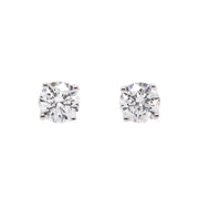14K White Gold Lab Grown Diamond Stud Earrings