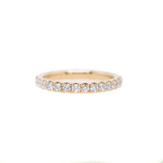 Yellow Gold 0.35ct Round Diamond Band