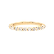 14K Yellow Gold 0.50ct Single Prong Round Diamond Band. Bichsel Jewelry in Sedalia, MO. Shop wedding rings and stackable bands online or in-store today!