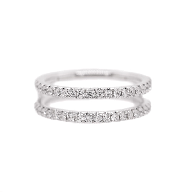 14K White Gold 0.37ct Round Diamond Wedding Ring Insert. Bichsel Jewelry in Sedalia, MO. Shop wedding wraps and ring inserts online or in-store today!
