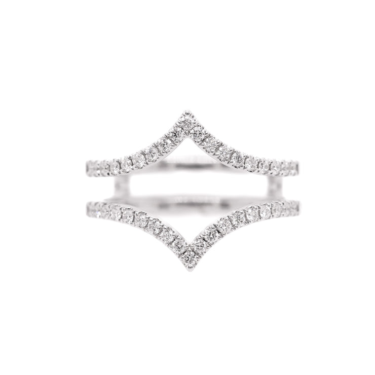 Wedding band wraps white gold cheap