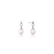 Ania Haie Silver Pearl Drop Earrings