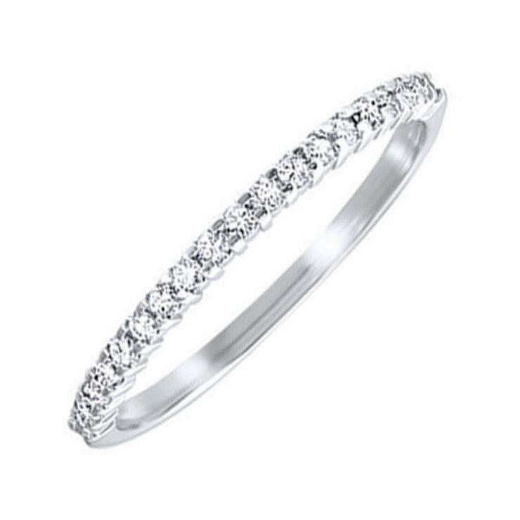 10K White Gold Stackable 0.14ct Round Diamond Ring. Free ring sizing with purchase.  Bichsel Jewelry in Sedalia, MO. Shop diamond rings online or in-store today!
