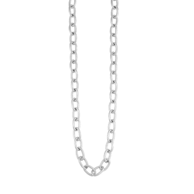 Stainless Steel Ribbed Textured Link Chain. Bichsel Jewelry in Sedalia, MO. Shop styles online or in-store today! 