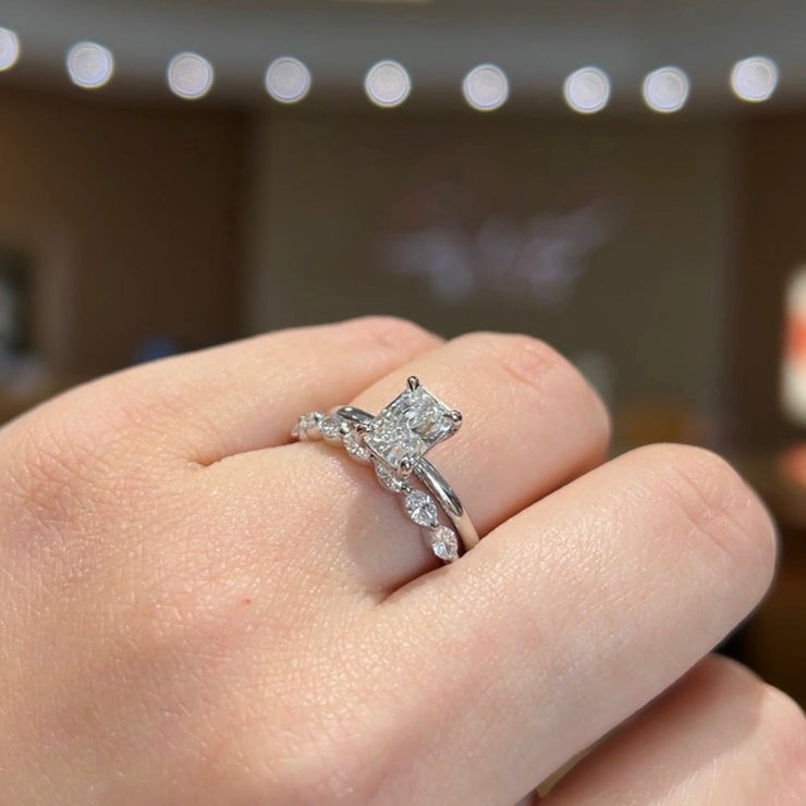 Kwiat | The Kwiat Setting Engagement Ring with an East-West Oval Diamond  and Baguette Band in 18K Rose Gold - Kwiat