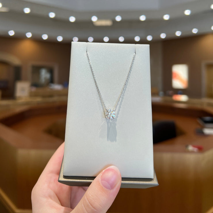 14K White Gold 1.34ct Round Solitaire Lab Grown Diamond Pendant. Bichsel Jewelry in Sedalia, MO. Shop styles online or in-store today!