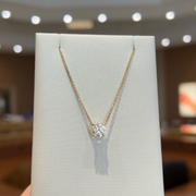 14K Yellow Gold 1.21ct Round Solitaire Lab Grown Diamond Pendant. Bichsel Jewelry in Sedalia, MO. Shop diamond styles online or in-store today!