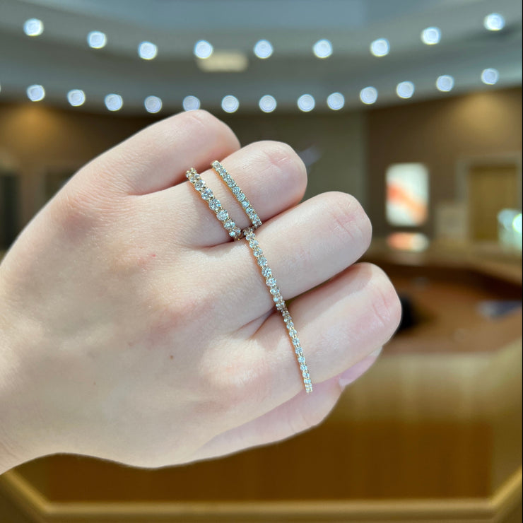 14K Yellow Gold Lab Grown Diamond Band