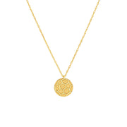 Gold Soccer Charm Necklace