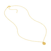 Gold Soccer Charm Necklace