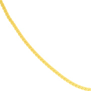 14K Yellow Gold Serpentine Chain Bracelet
