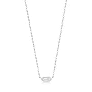 Ania Haie 925 Sterling Silver Sparkle Emblem Necklace with CZ Stone. Bichsel Jewelry in Sedalia, MO. Shop styles online or in-store today!