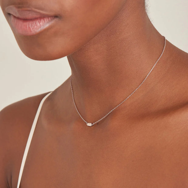 Ania Haie 925 Sterling Silver Sparkle Emblem Necklace with CZ Stone. Bichsel Jewelry in Sedalia, MO. Shop styles online or in-store today!