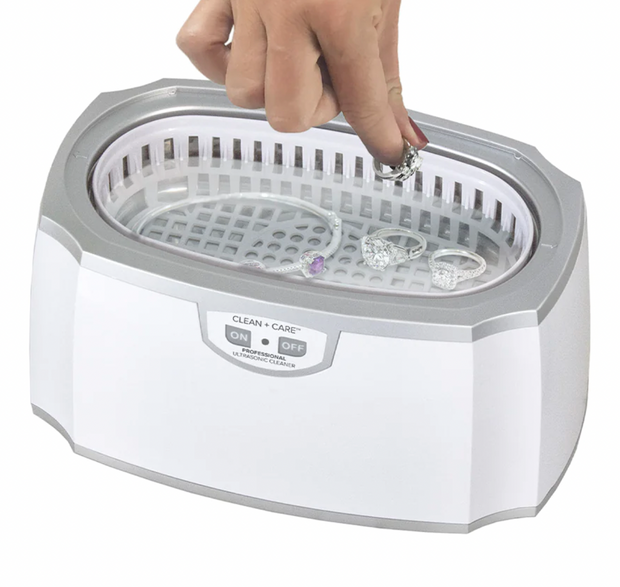 Professional Ultrasonic At-Home Jewelry Cleaner Kit. Clean jewelry at home easily. Use with water or jewelry cleaning solution. Bichsel Jewelry in Sedalia, MO. Shop online or in-store!