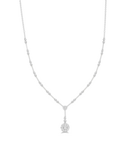 14K White Gold Lovebright 1.85ct Round Diamond Bar Link Drop Pendant. Bichsel Jewelry in  Sedalia, MO. Shop diamond jewelry online or in-store today!