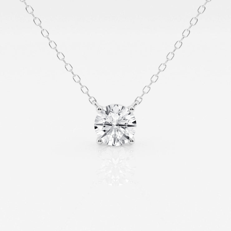 14K White Gold 1.34ct Round Solitaire Lab Grown Diamond Pendant. Bichsel Jewelry in Sedalia, MO. Shop styles online or in-store today!