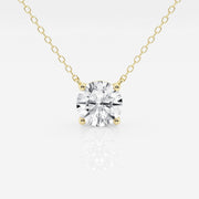 14K Yellow Gold 1.21ct Round Solitaire Lab Grown Diamond Pendant. Bichsel Jewelry in Sedalia, MO. Shop diamond styles online or in-store today!