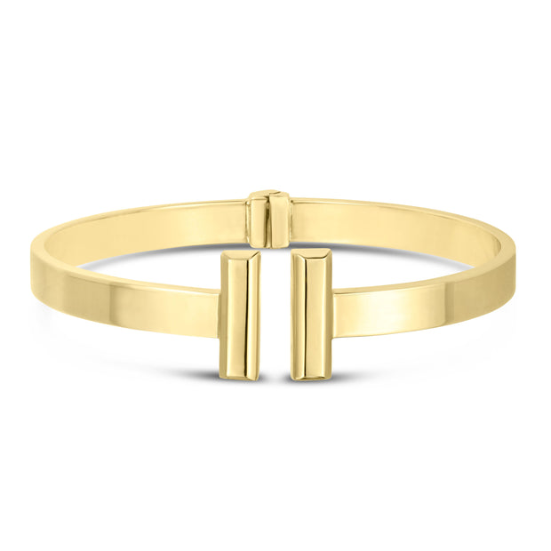 14K Yellow Gold Polished 6mm Bar Cuff Bangle Bracelet. Bichsel Jewelry in Sedalia, MO. Shop bangle bracelet styles online or in-store today!
