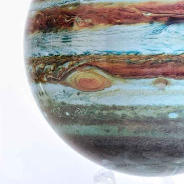 6" Jupiter MOVA Globe with Acrylic Base. NASA Imagery. Powered by Solar Ambient Light & Magnets. No cords or batteries needed. Shop online or in-store today! Bichsel Jewelry | Sedalia, MO