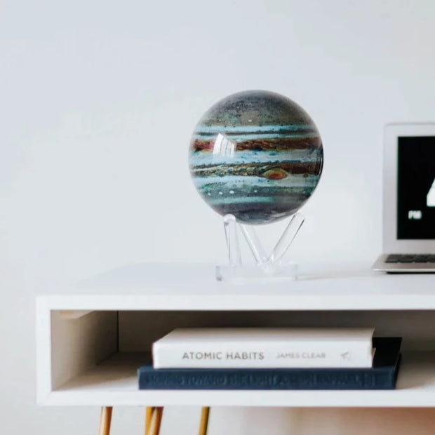 6" Jupiter MOVA Globe with Acrylic Base. NASA Imagery. Powered by Solar Ambient Light & Magnets. No cords or batteries needed. Shop online or in-store today! Bichsel Jewelry | Sedalia, MO