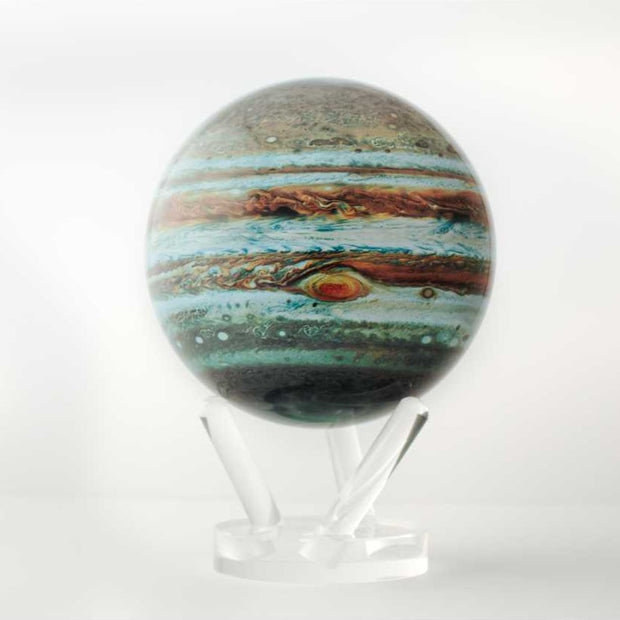 6" Jupiter MOVA Globe with Acrylic Base. NASA Imagery. Powered by Solar Ambient Light & Magnets. No cords or batteries needed. Shop online or in-store today! Bichsel Jewelry | Sedalia, MO