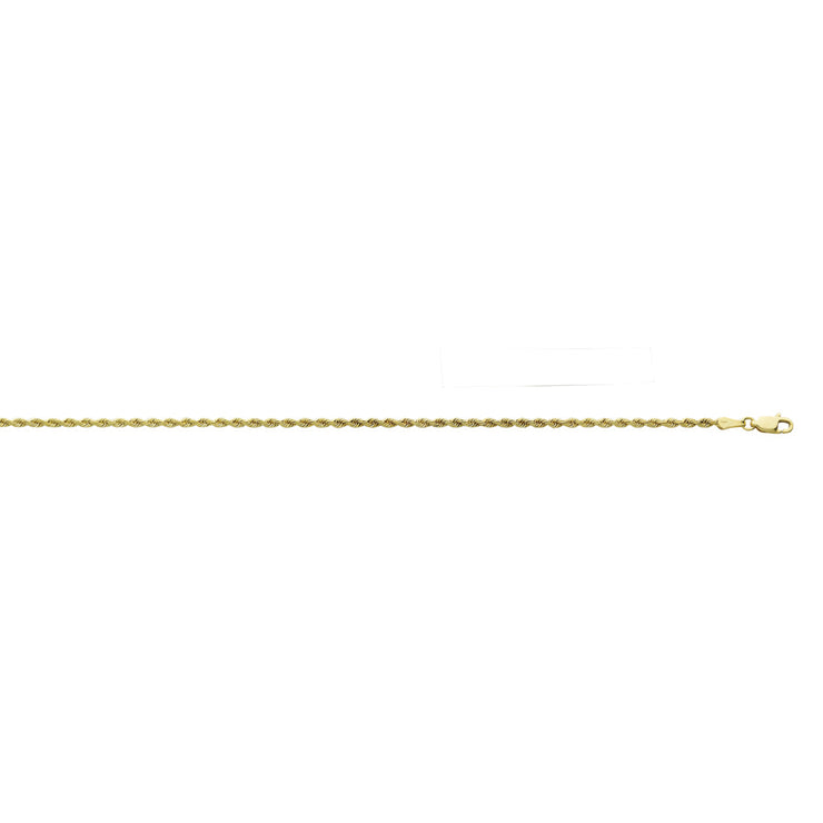 Gold Diamond-Cut Rope Chain in Sedalia, MO at Bichsel Jewelry