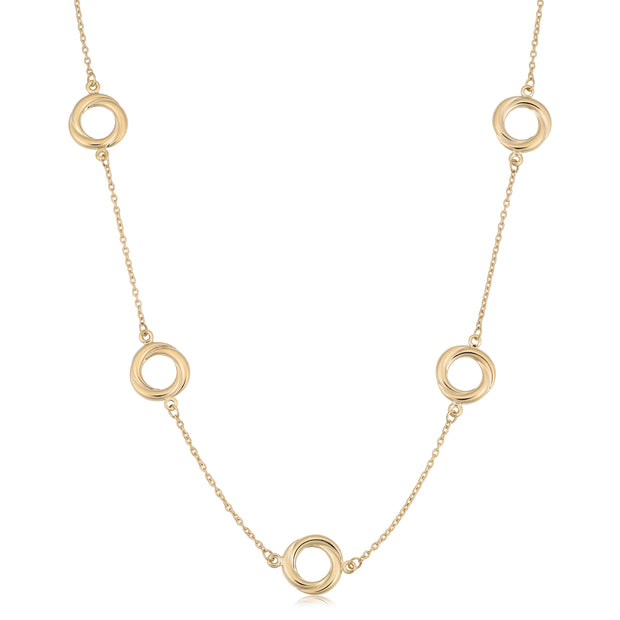 Gold Twist Station Necklace in Sedalia, MO at Bichsel Jewelry